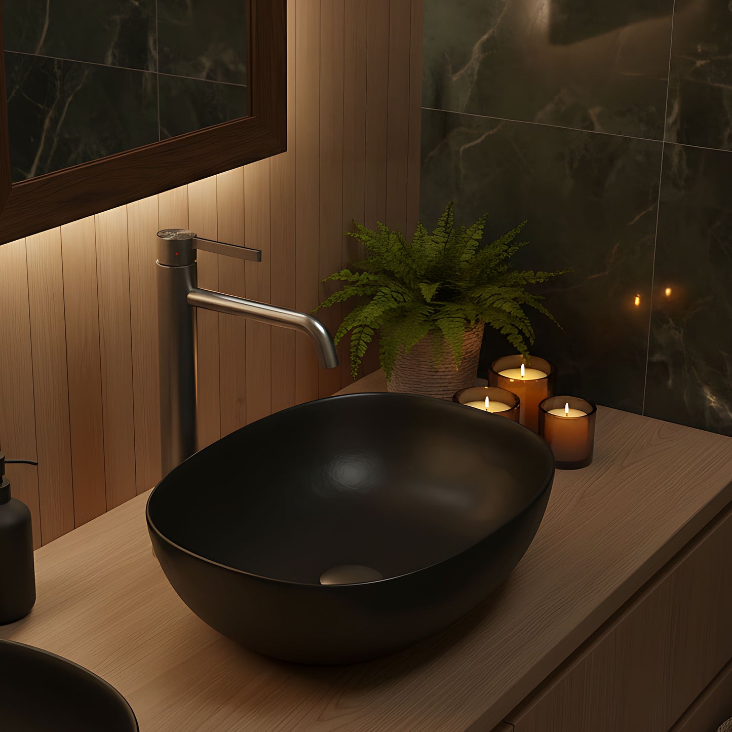 Waschbeckenarmatur Rea Foster Brush Nickel High  12