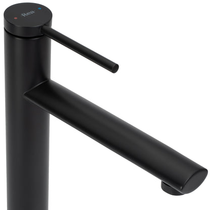 Waschbeckenarmatur Rea Oval Black High  4