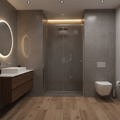 Duschtür Rea Primo Slide 130 Chrome  4