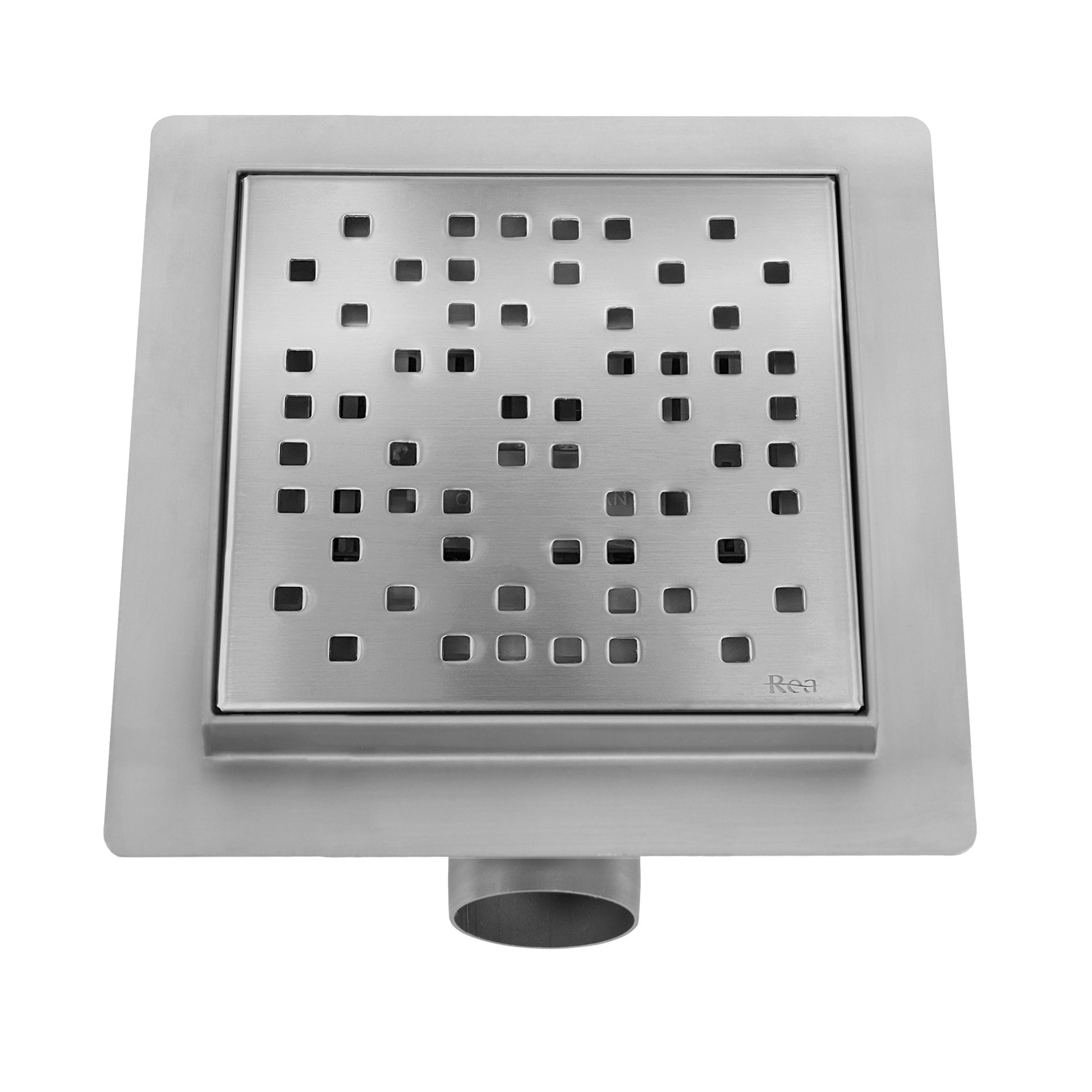 Duschrinne REA DOTS 150x150 Nickel Brush  4