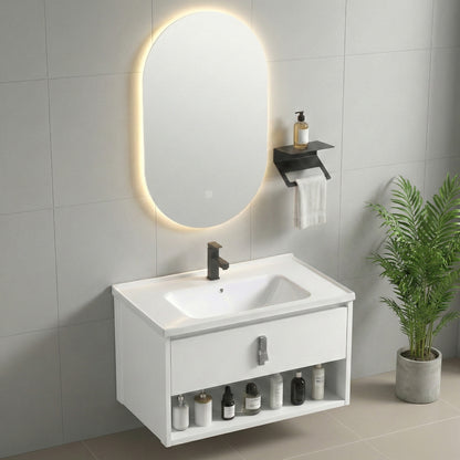 Badezimmermöbel-Set mit Waschbecken Toledo 60cm White  3