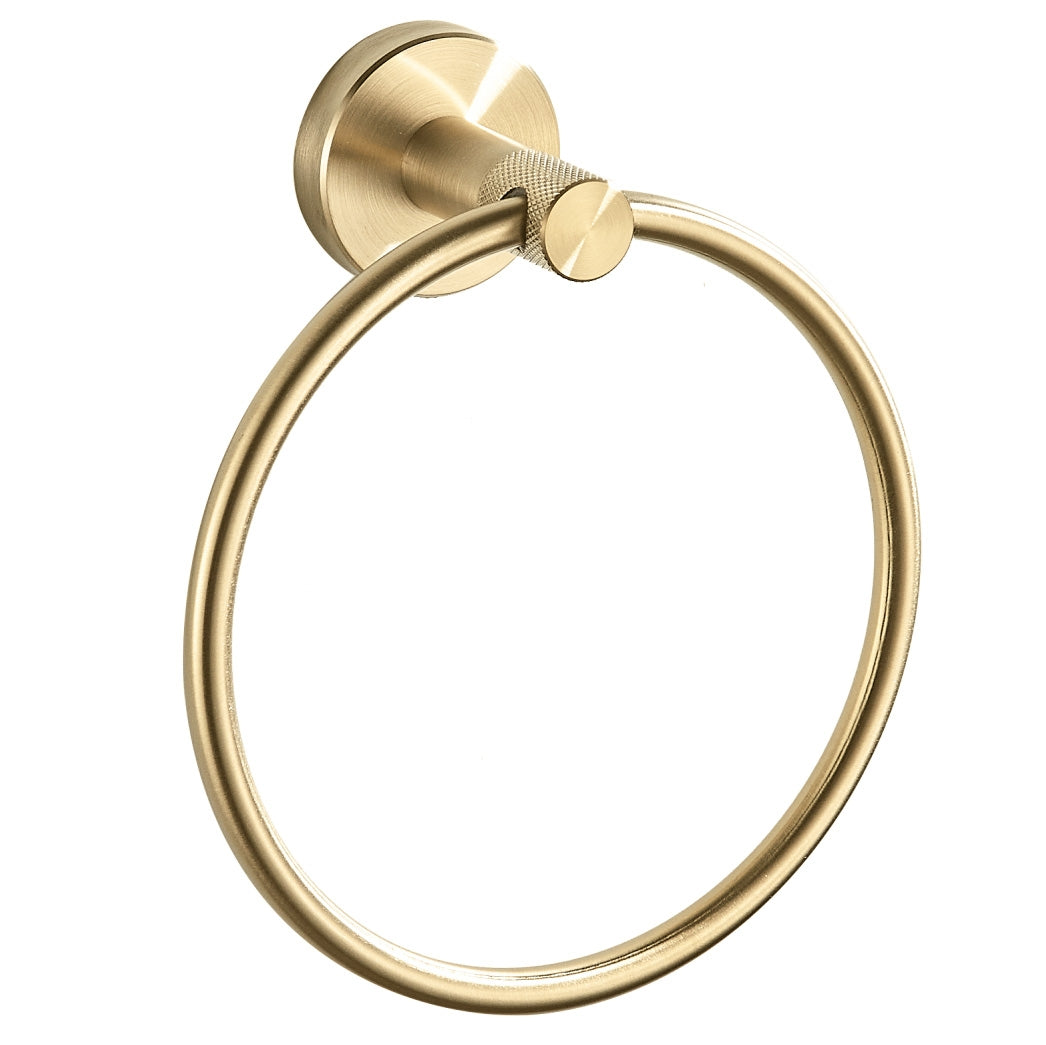 Handtuchhalter Ring 6610 Modern Brush Gold  3
