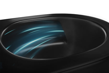 WC Schüssel Randlos Rea Carlo Mini Tornado NF BLACK MATT  5