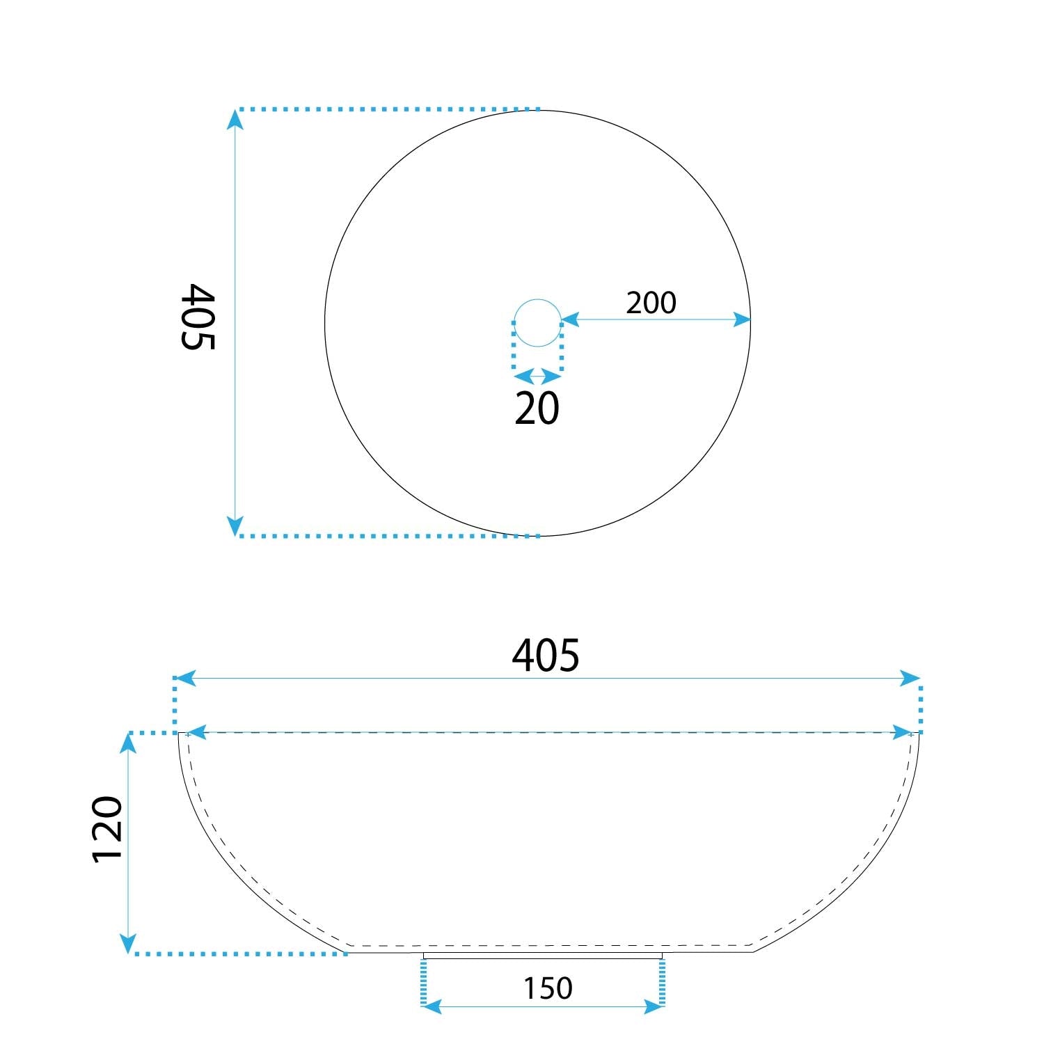 Aufsatzwaschbecken Rea Anika  5