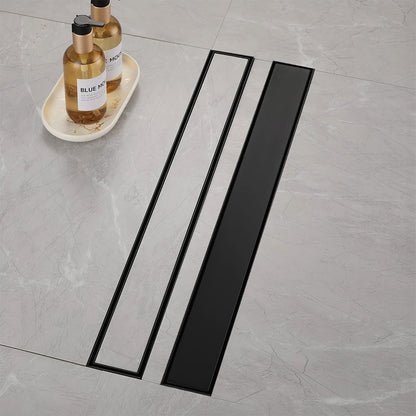 Duschrinne Rea Neox Black Matt 90  2