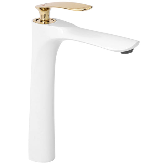 Waschbeckenarmatur Rea Orbit White Gold High  1