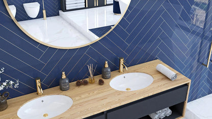 Unterbau Waschbecken Rea Nel White 3