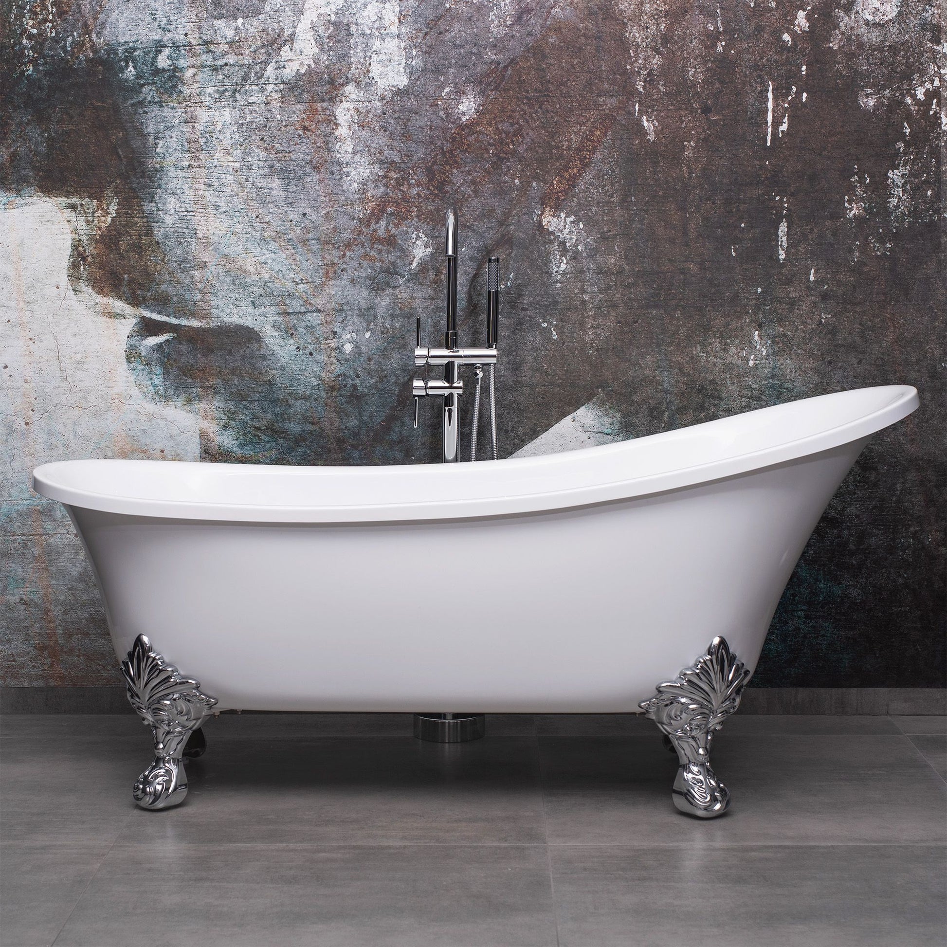 freistehende Badewanne Rea Sparta 175  1