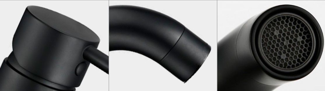 Waschbeckenarmatur Rea Lungo black low  5