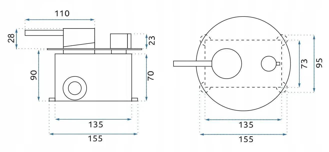 Unterputz Duschset Rea Lungo Titan + Box  8