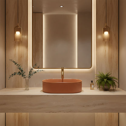 Aufsatzwaschbecken Rea Vanda Cinnamon Matt  12