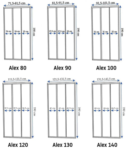 Duschtür Rea Alex 130  6