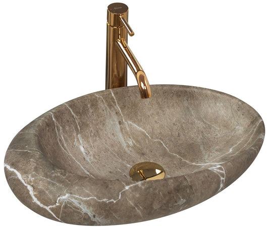 Aufsatzwaschbecken Rea Roxy B Stone NATURE 1