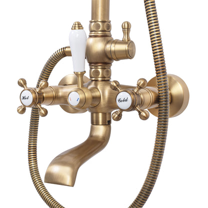 Duschgarnitur REA BERGAMO antique bronze  5
