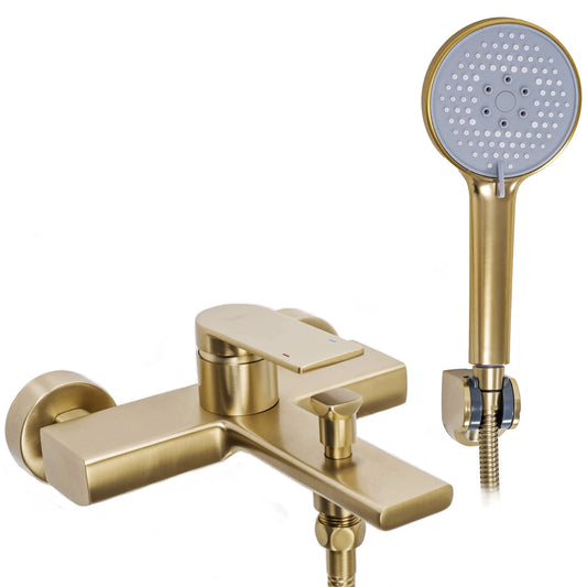 Wannenarmatur REA Verso Brush  Gold  1