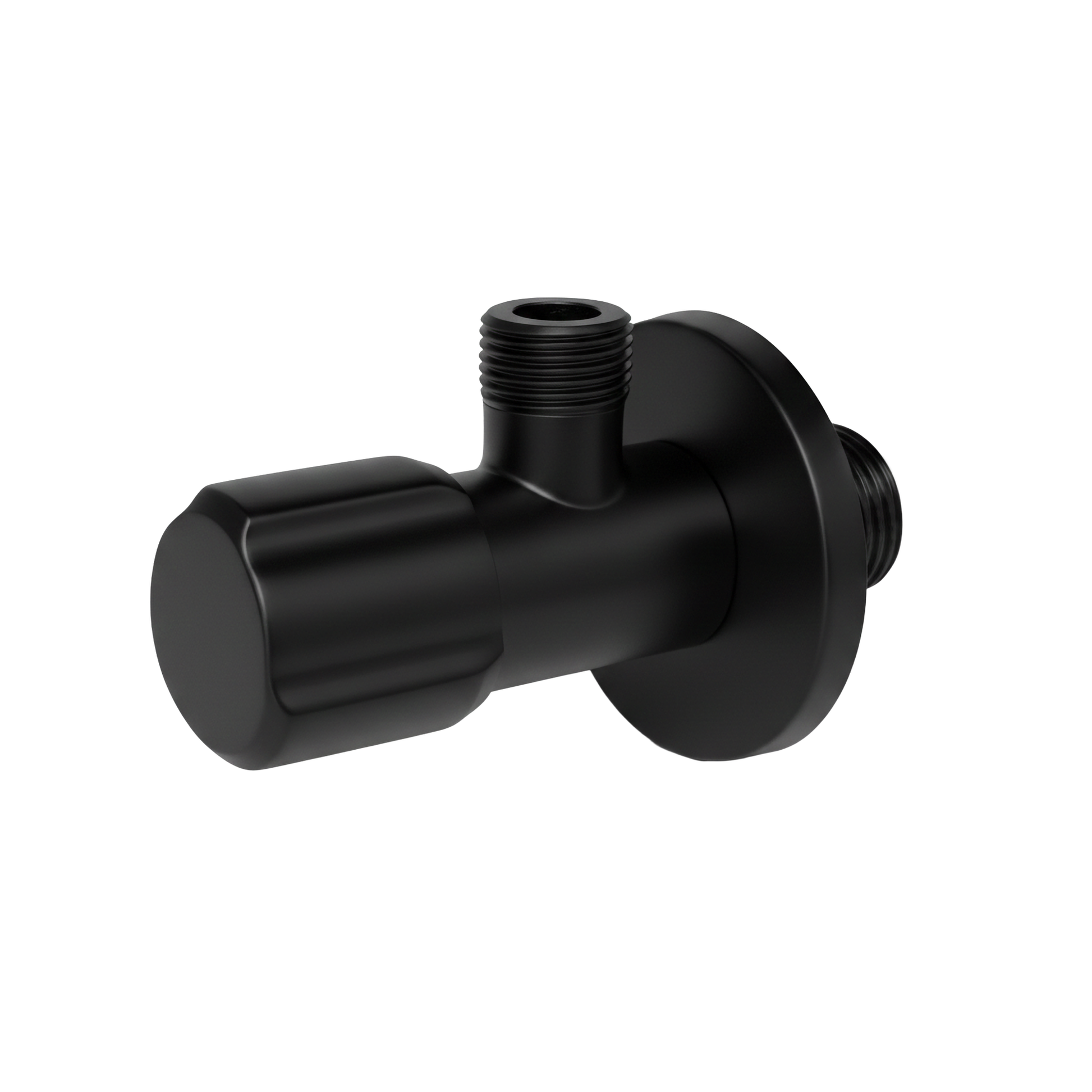 Eckventil 02  1/2" x 3/8" Black  2