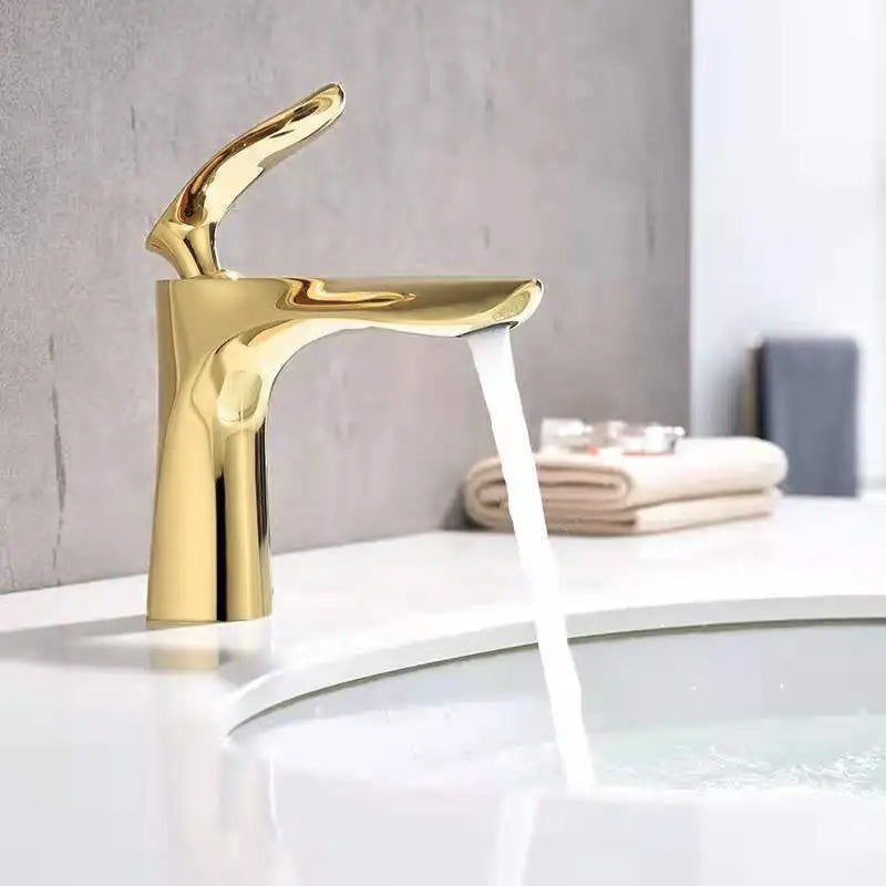 Waschbeckenarmatur Rea Orbit Gold Low  2