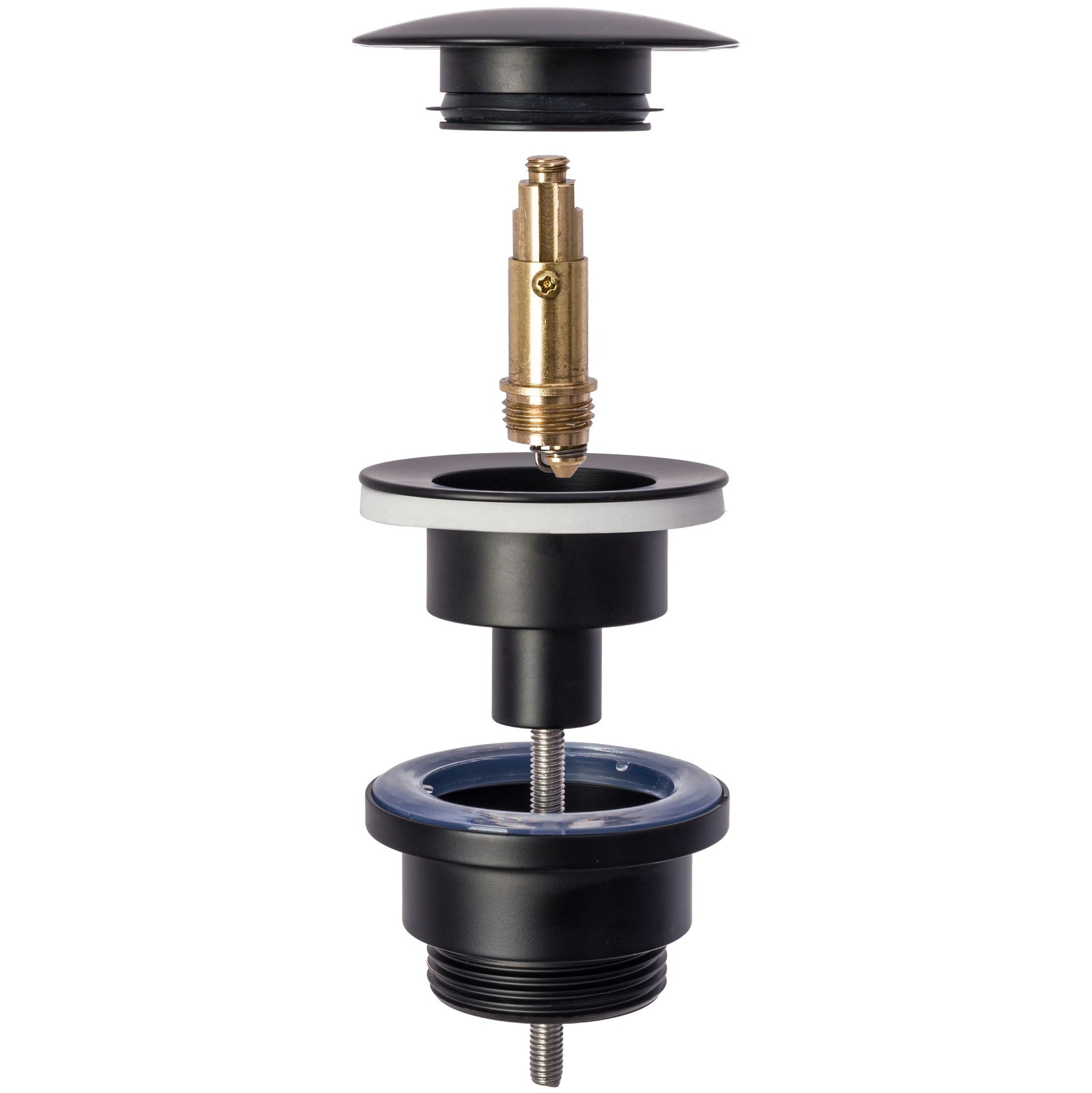 Waschbecken-Siphon Klik-Klak Universal Rea Schwarz Old Black 4