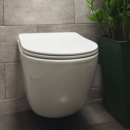 WC Schüssel Randlos Rea Carlo Mini Tornado Flat N  2