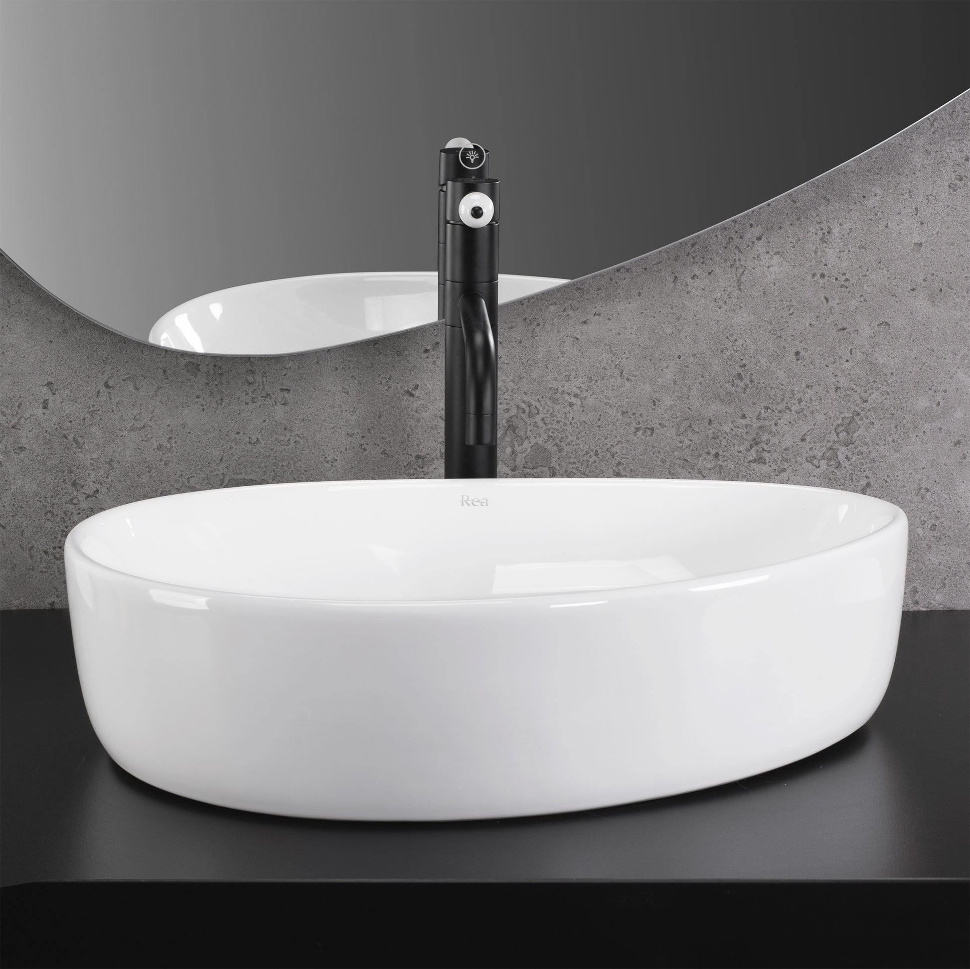 Aufsatzwaschbecken REA VANILA  4