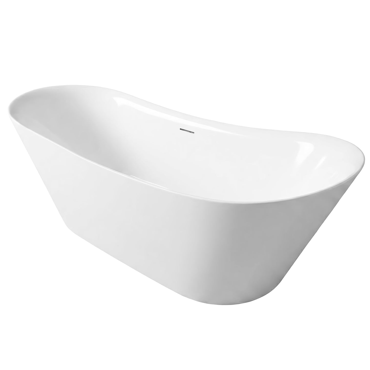 Freistehende Acrylbadewanne Lusso Slim 170  7