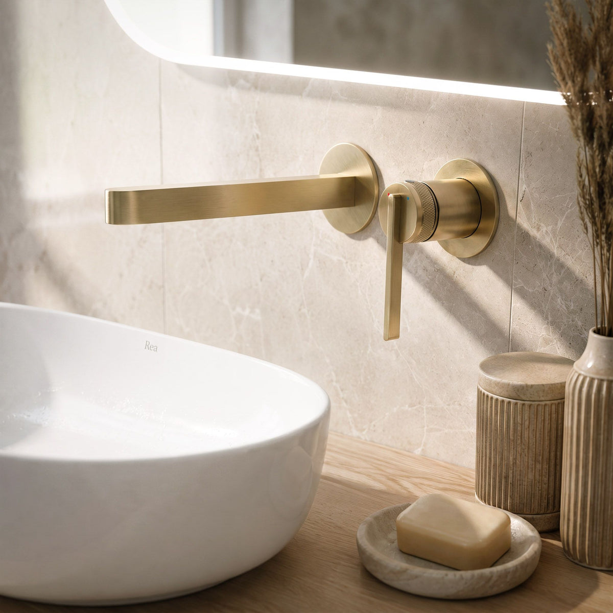 Unterputz Armatur REA Grace Brush Gold 3