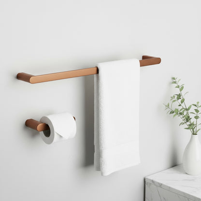 Badezimmer-accessoire-set Mati Brush Copper 4-teilig  3