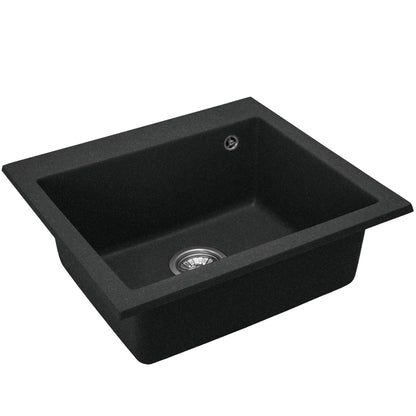 Spülbecken granit West XL black METALLIC 2