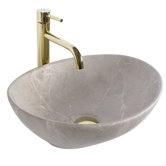 Aufsatzwaschbecken Rea Sofia Beige Matt  1