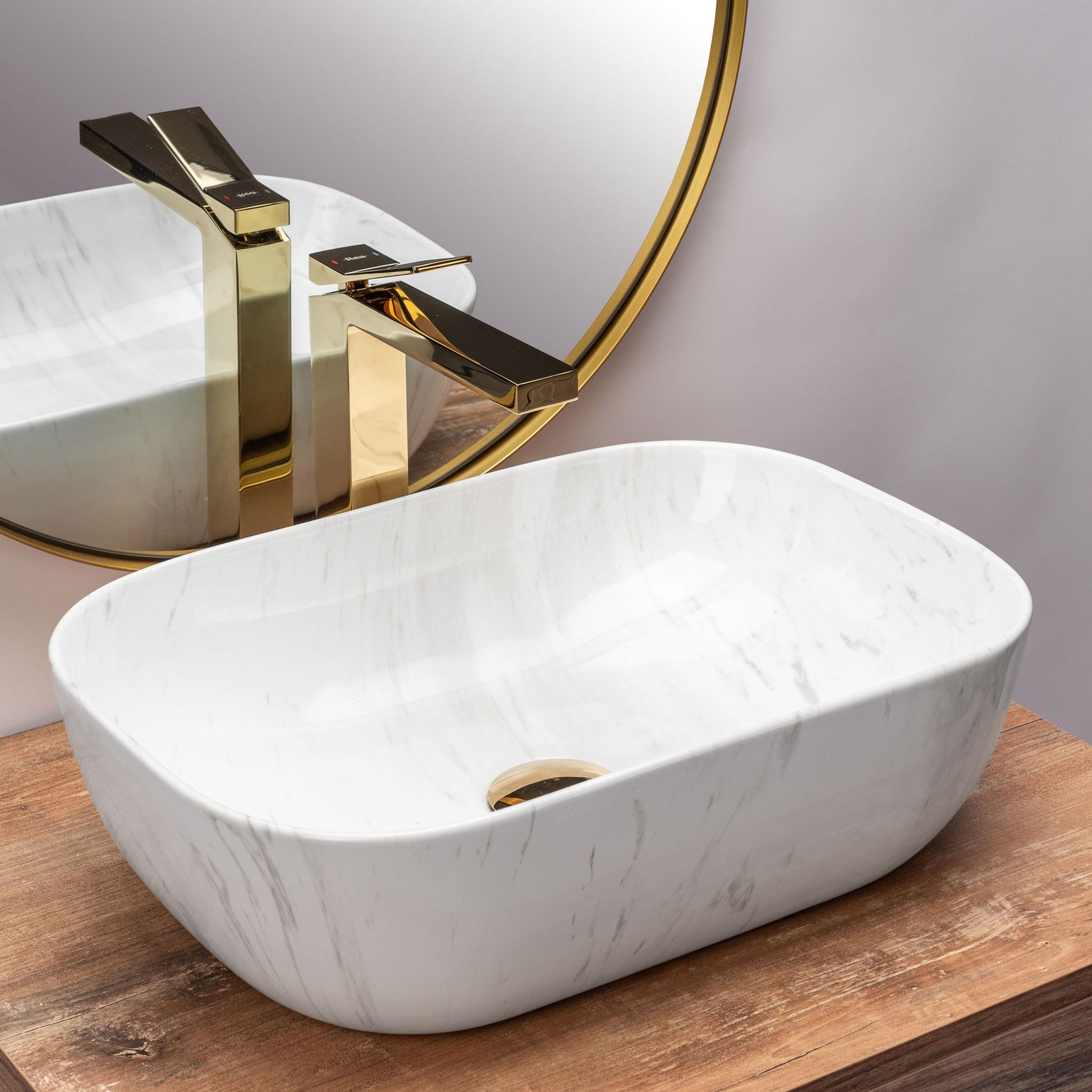 Waschbeckenarmatur Rea Duet Gold 6