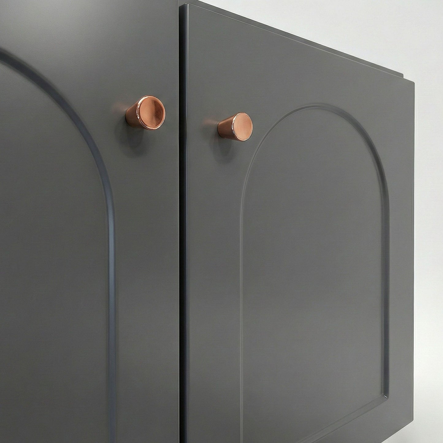 Badezimmermöbel-Set mit Waschbecken Denver 80cm Grey  4
