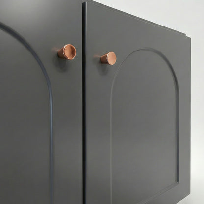 Badezimmermöbel-Set mit Waschbecken Denver 80cm Grey  4