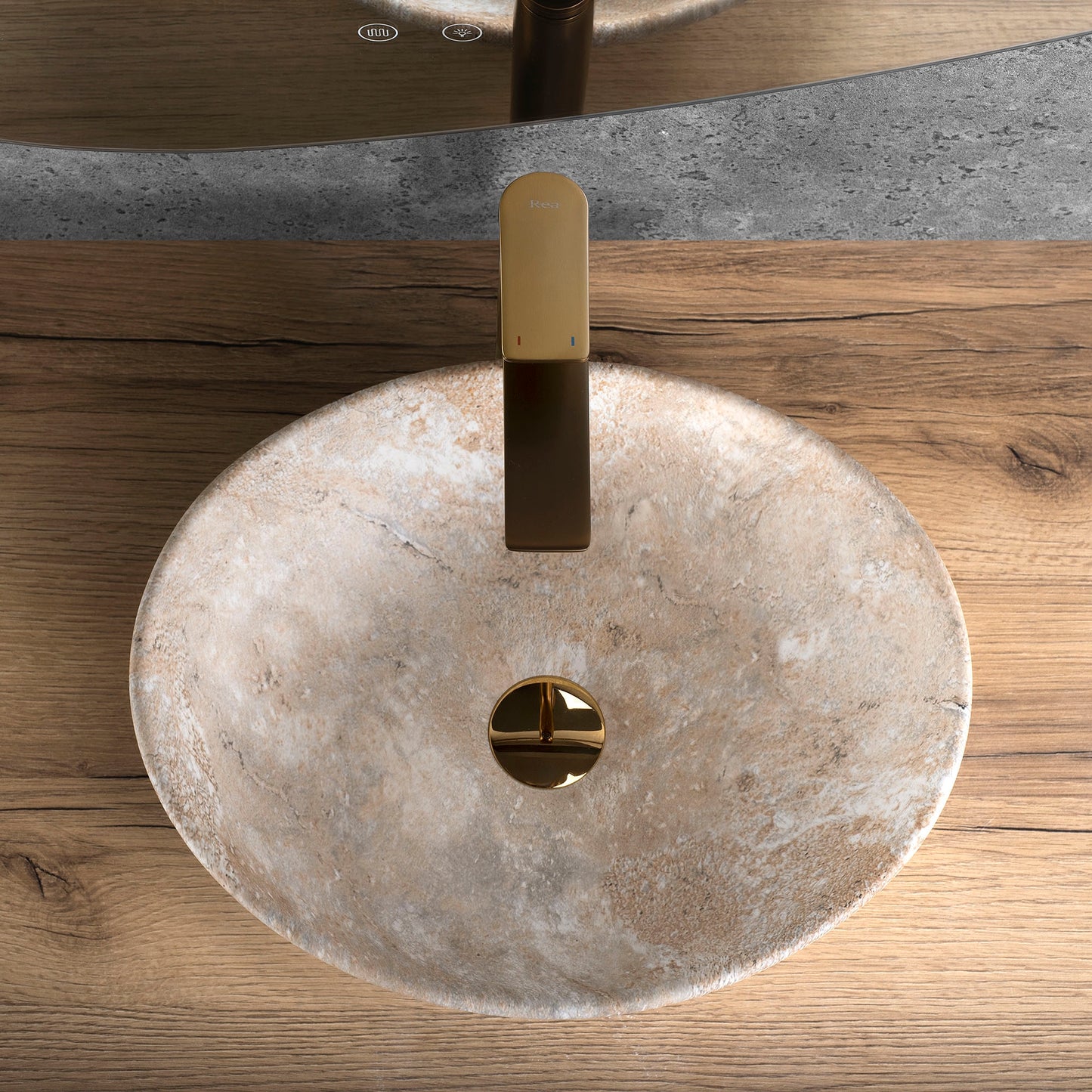 Aufsatzwaschbecken Rea Sofia Savana Matt  5