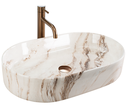 Aufsatzwaschbecken Rea Nadia 60 Marrone  1