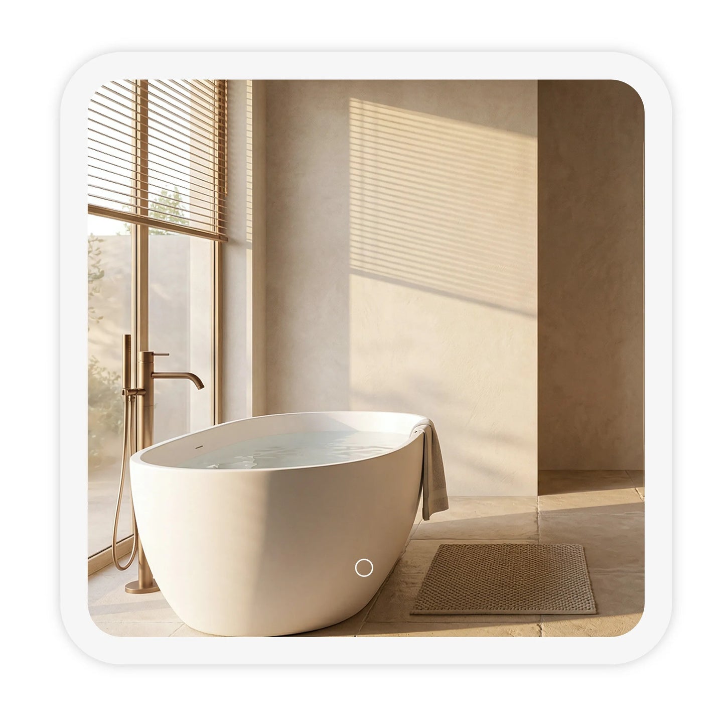 Spiegel LED 70x70cm TOP-2  8