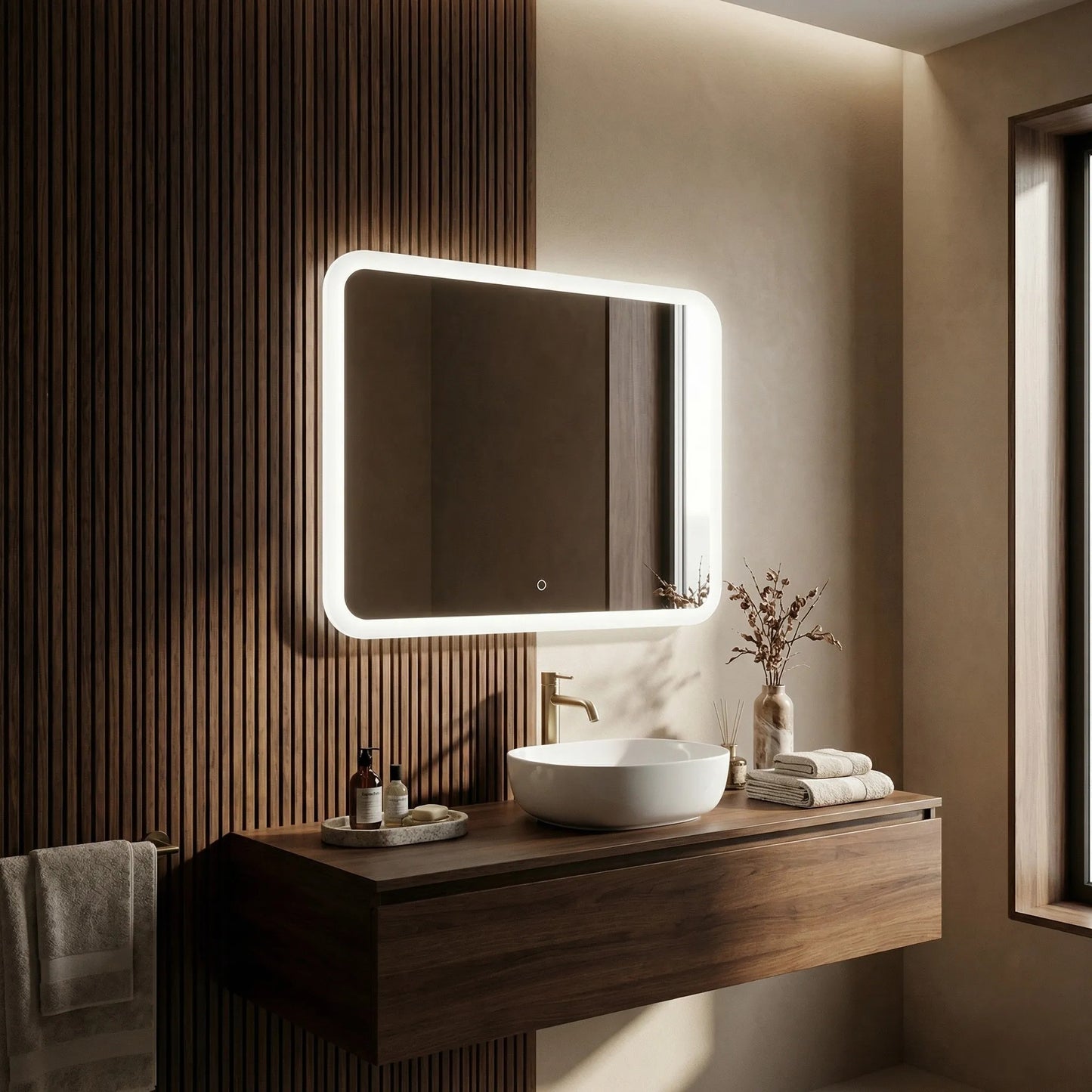 Spiegel LED 80x60cm TOP-3  8