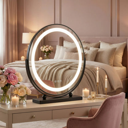 Spiegel LED MAKE-UP Black 40 cm  8