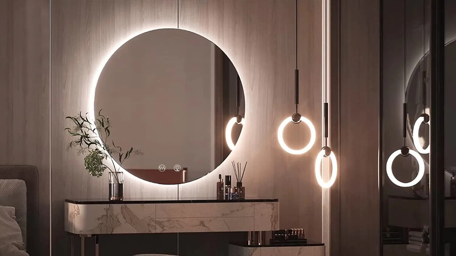 Spiegel LED 80cm HZJ080  8