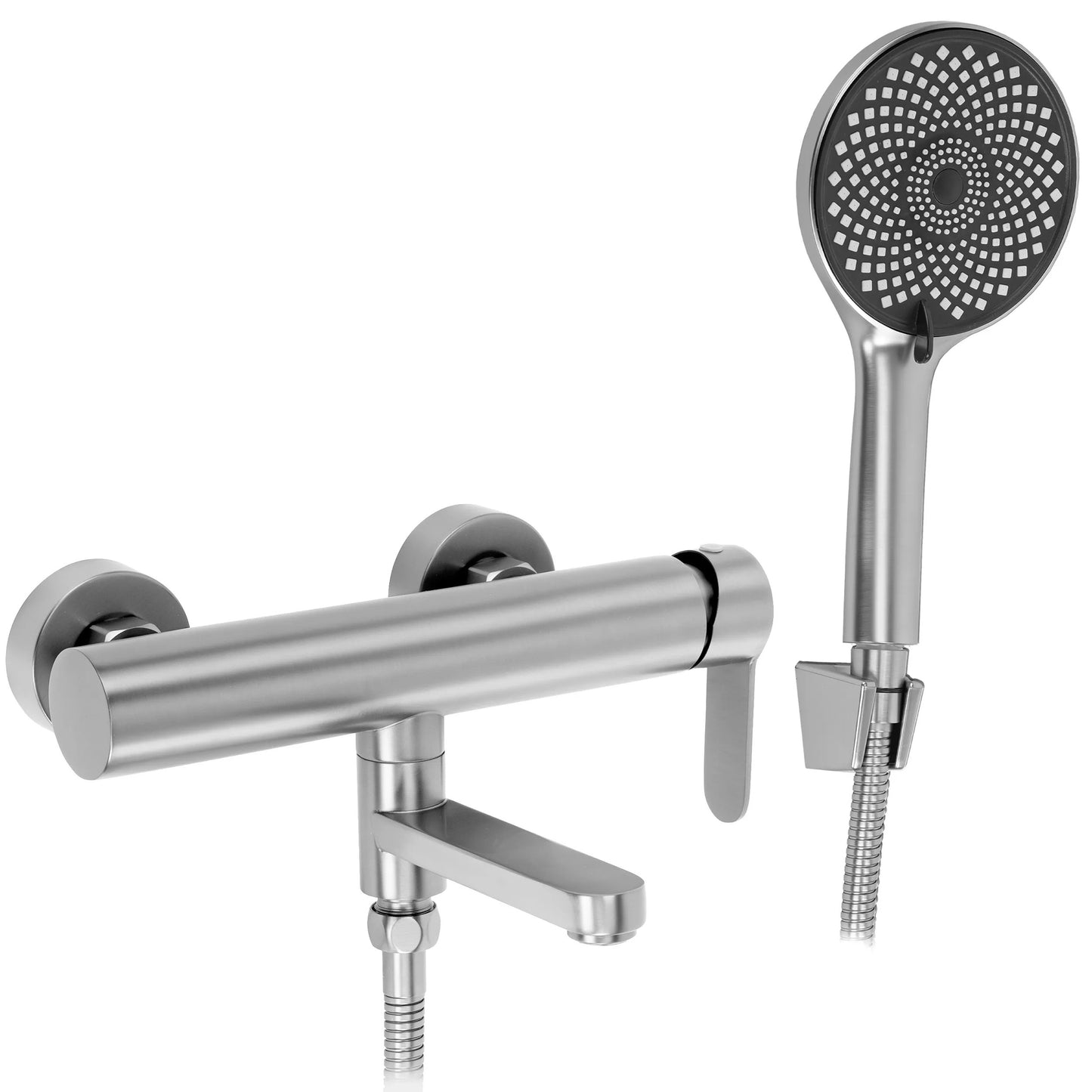 Wannenarmatur Rea Arcos Brushed Nickel  8