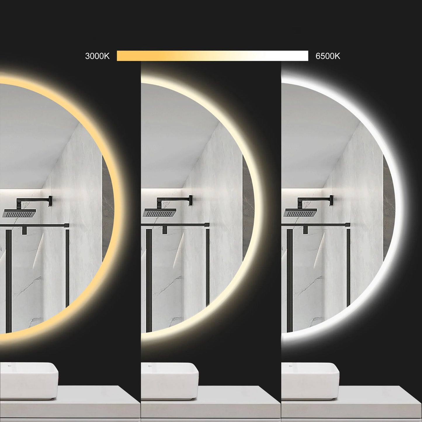 Spiegel LED 50cm HZJ050  8