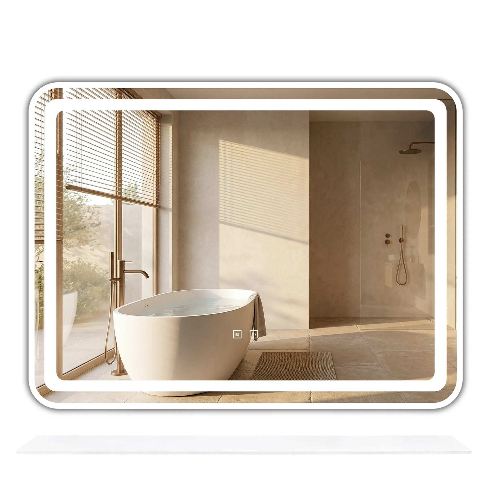 LED Regalspiegel 80x60 cm L-8060  8
