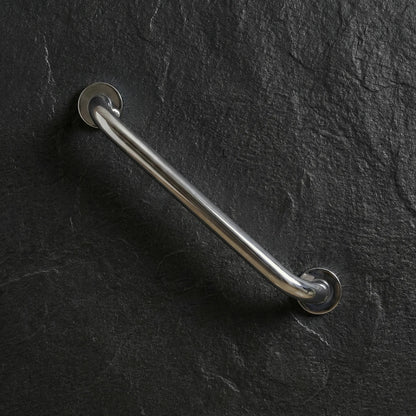 Gerader Haltegriff fürs Badezimmer Chrome 40cm  8