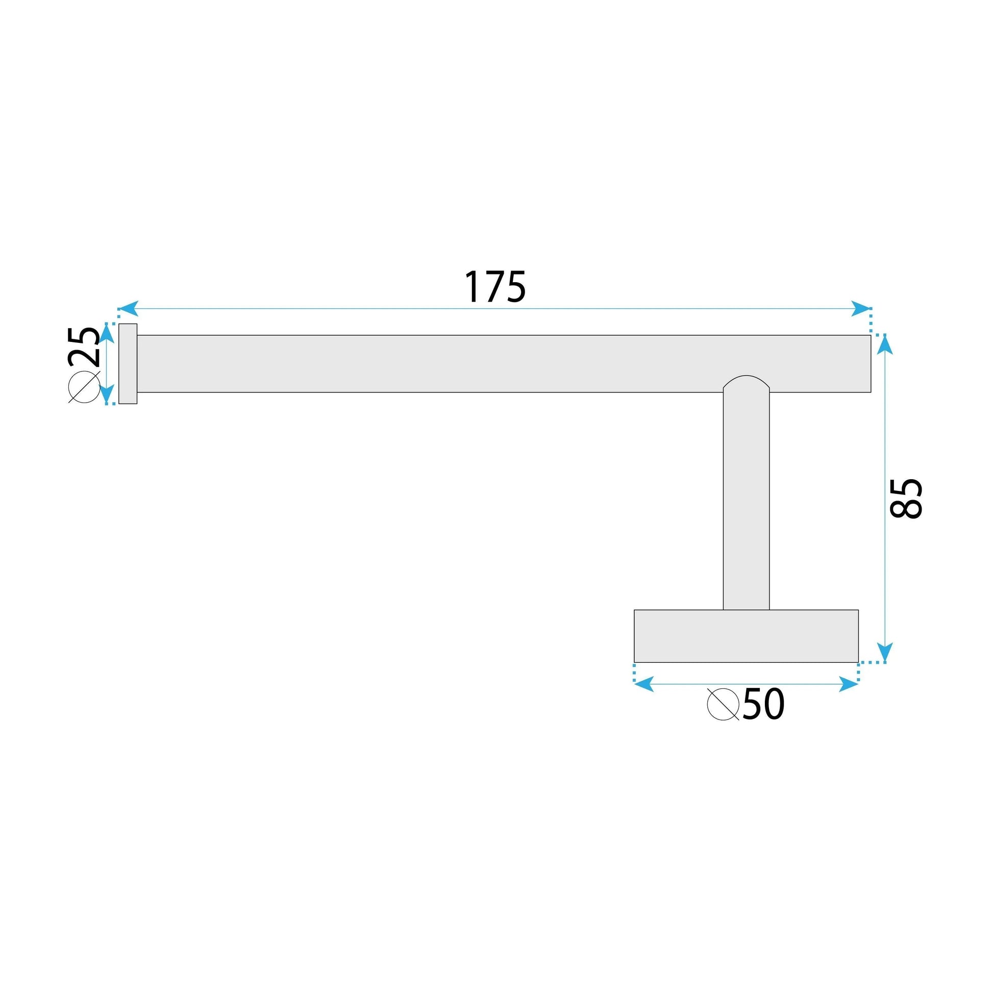 Halter für Toilettenpapier 6611 Modern Copper  8