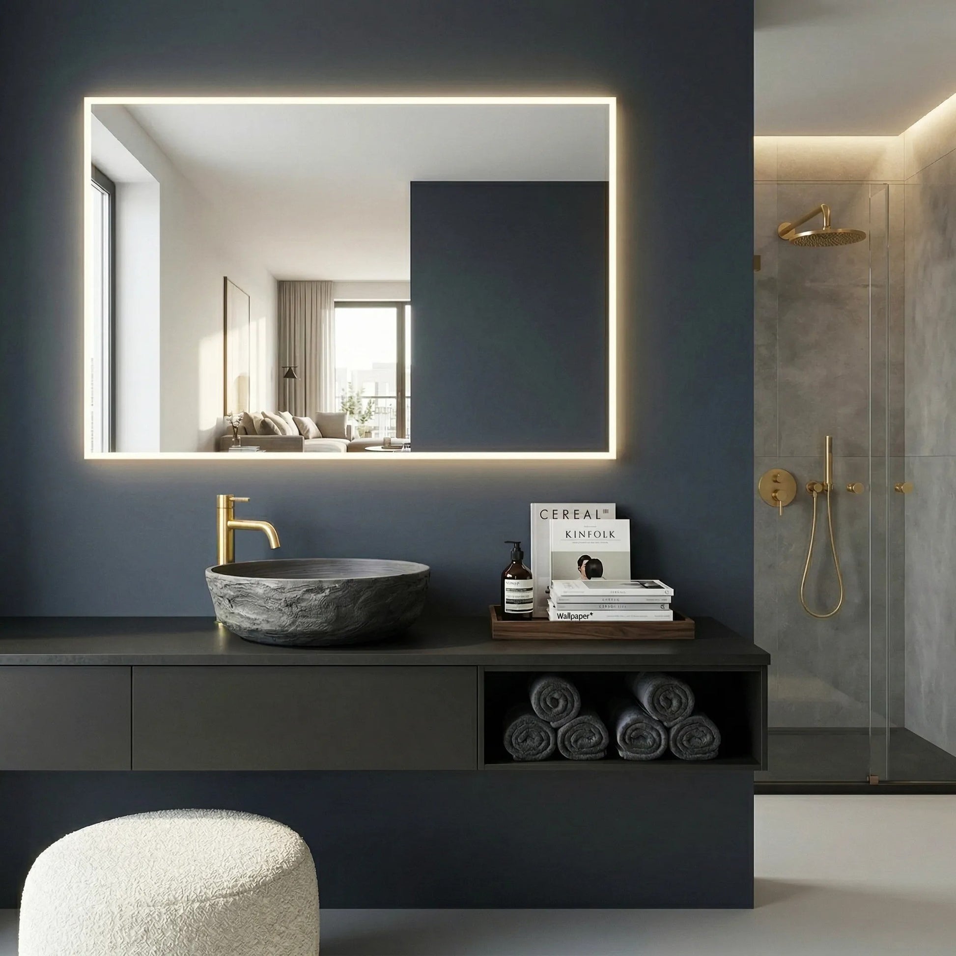 Aufsatzwaschbecken Rea Babilon Silver  8