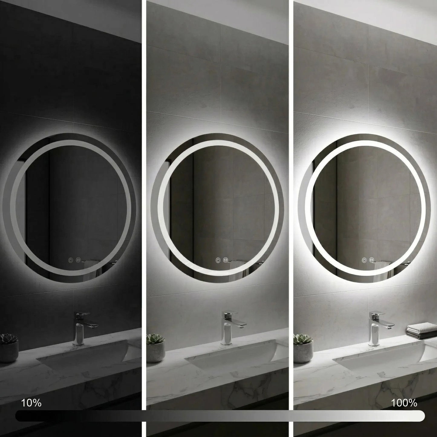 Spiegel LED SOFT 90  8