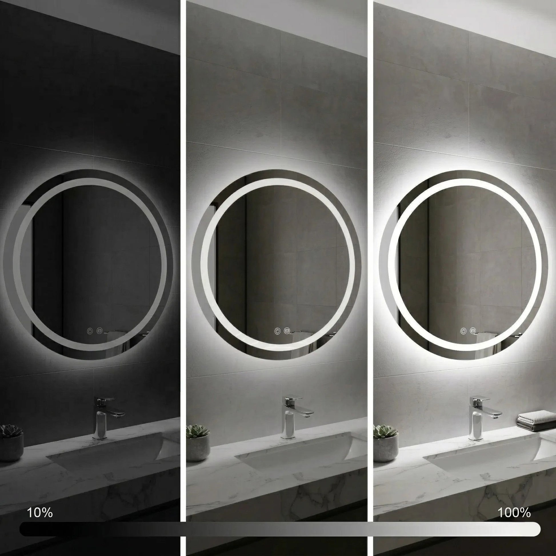 Spiegel LED SOFT 90  8