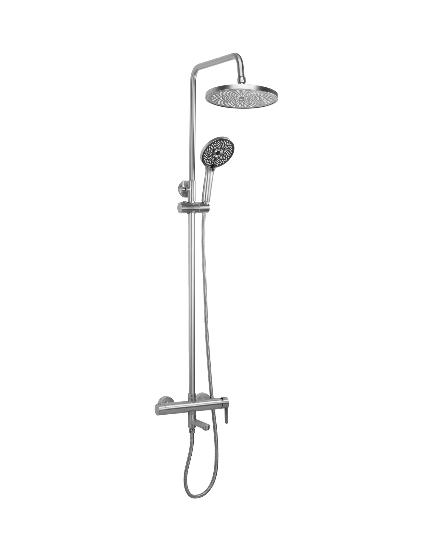 Duschset Rea Arcos brush nickle  8
