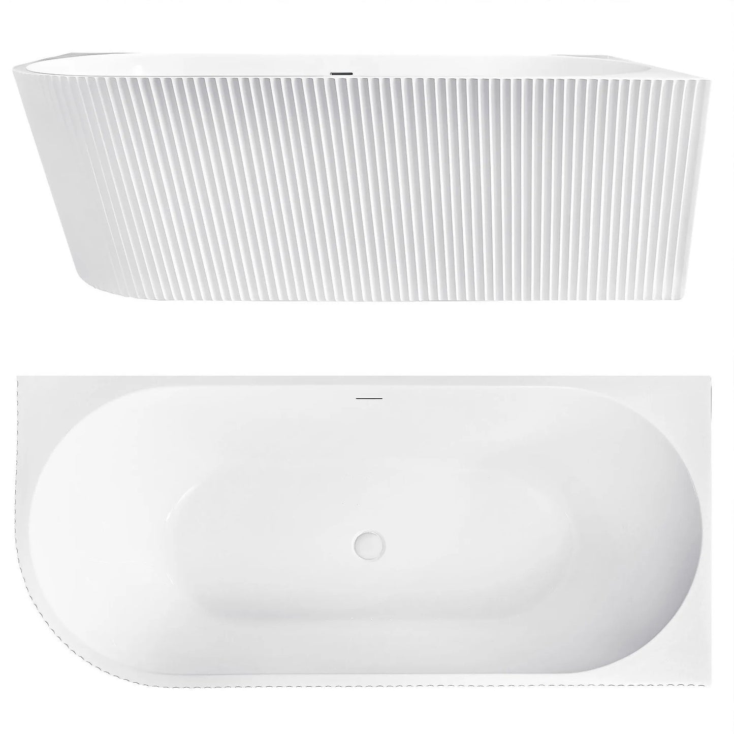 Acryl Eckbadewanne WENUS RIGHT 170 Gebürstete Kupfer Stöpselabdeckung 8