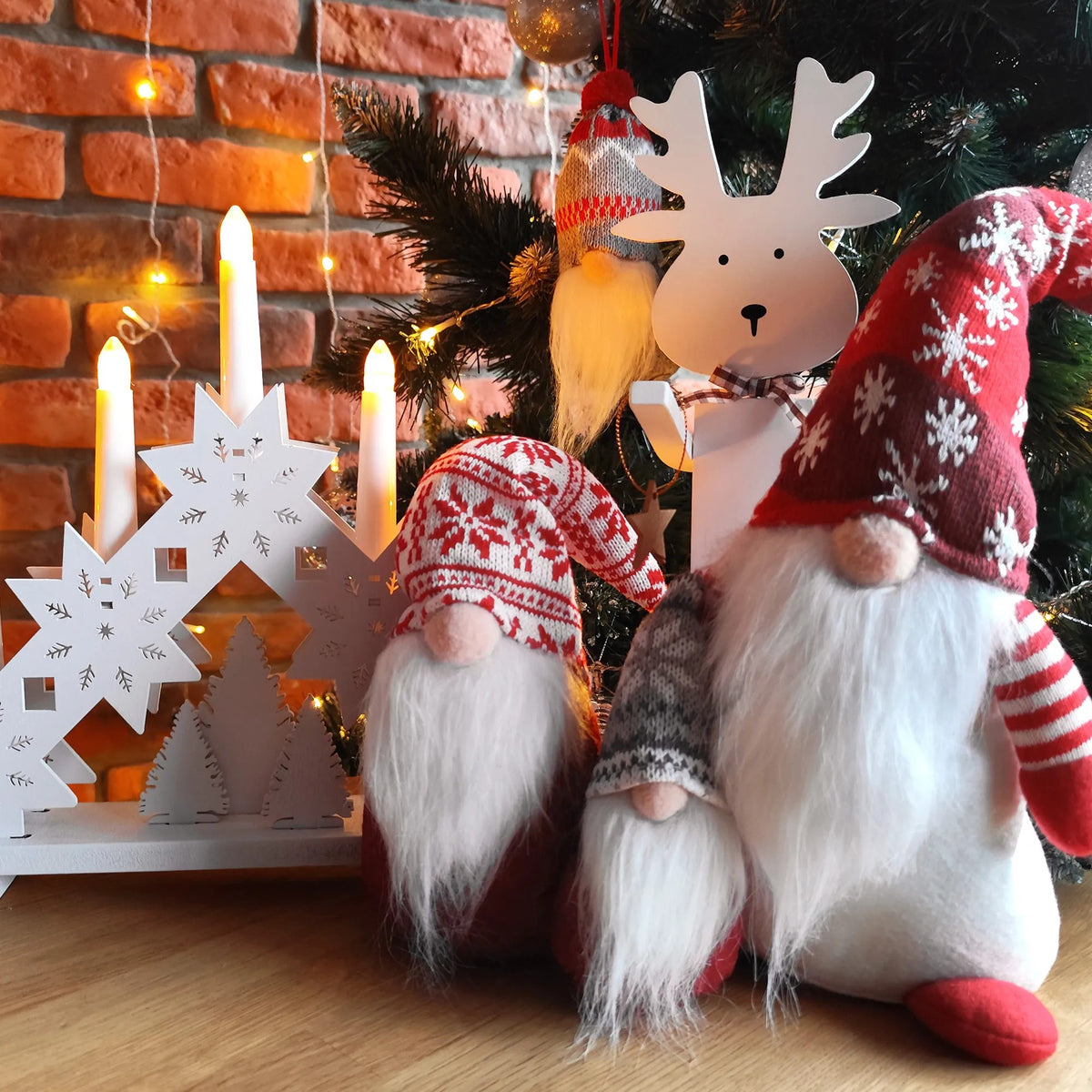 Weihnachtsrentier Aus Holz 35cm 301036 8