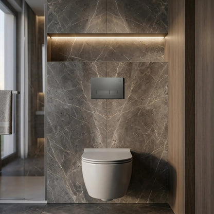 Unterputz-WC-Gestell Set Slim 024N Mit Titan HD Drückerplatte 8